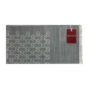 GG 울 실크 머플러 라이트그레이 165904 3G646 1400