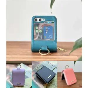 핸드폰 링코 루시엘 지퍼 갤럭시Z플립 7 FE 6 5 4 3 F766 F761 F741 F731 F721 F711 링 카드 지폐 수납 고급 프리미엄 다이어리 휴대폰 케이스