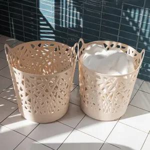 아임홈리빙 LINE 스탠다드 통기성 좋은 말랑한 빨래바구니 40L 2P