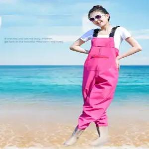 여성용 가슴장화 웨이더 체스타 전신바지 갯벌체험 낚시 농장 해루질