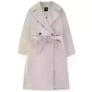 디몬트 막스마라 여성 레지나 벨티드 롱 코트(뉴트럴) 2525016102600 002