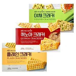 푸지안 3종 대파향 야채1개+플레인 1개+퀴노아 크래커1개
