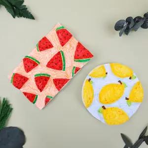 [오늘놀이] 3D 아트캔버스 5개세트(원형/사각/워터브러쉬포함/압축스펀지/부푸는종이/KC인증)