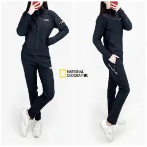 내셔널지오그래픽SH 벤츄리 일자바지 집업 세트 남녀공용 사계절용