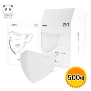 KF94 새부리형 마스크 식약처 브이핏 대형 개별포장 500매 대용량 의약외품