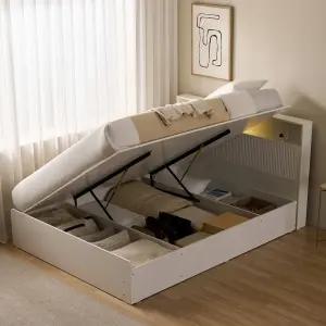 알테 LED 리프트업 수납 침대 일반형(매트제외-Q)