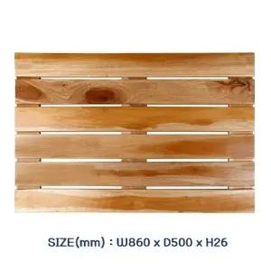 (약86x50cm) 욕실용 원목 발판-대/욕조/발판/욕실/메트/변기/대형/발매트/현관/입구/실내발판/우드스타일