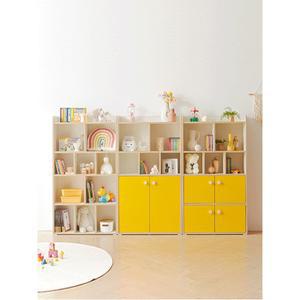 몽글 원목 정리 정리장 낮은 소형 나무 8단 피규어 아이방교구장 서점 놀이방