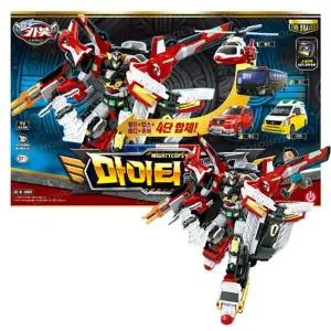 초이락 헬로카봇 전설의용사 마이티캅스 4단 합체 로봇