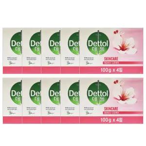 데톨 항균 비누 스킨케어 100g 4입 X10개
