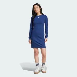 [아디다스]긴팔티 OQJ IY9659 에센셜 립 긴팔 드레스