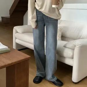 [코코블랑] 마인드 와이드 데님팬츠(숏,롱)