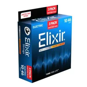 [스쿨뮤직]Elixir 나노웹 일렉기타 스트링 3팩(16567)