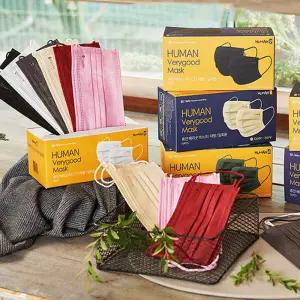 미라클하우스 휴먼 베리굿 마스크 400매 일회용 인증 대형마스크 535087