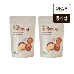 [풀무원][올가] 유기농 마카다미아쉘 160g x 2개