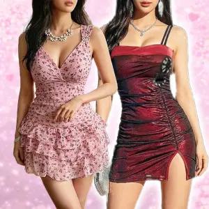 홀복/핑크별사탕/섹시홀복/미니원피스/파티복/클럽복