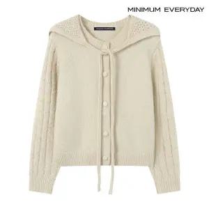 [롯데백화점]미니멈 [미니멈 에브리데이]후드 세트 니트 데일리 가디건 (EB4CK004D)