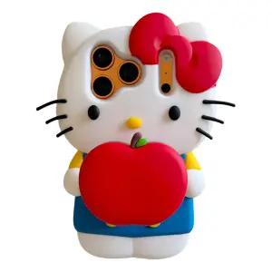 헬로키티 스마트톡 거치대 입체 키티 캐릭터 실리콘 아이폰 17 16 15 14 13 프로 맥스 pro max 케이스