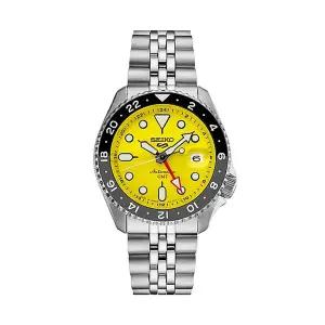 세이코 5 스포츠 GMT 바이브런트 옐로우 다이얼 메탈 남성시계 SSK017 ( SSK017J1 )