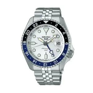[세이코알바]세이코 남성 남자 화이트 블루 실버 오토매틱 메탈시계 SSK033K1