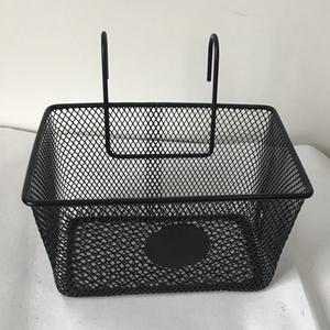 호환 대용량 금속 자전거 바구니 앞 핸들 쇼핑 보관 전자 야외 후면 랙