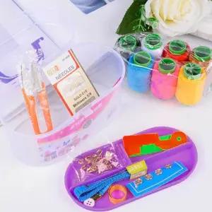 가정용 반짇고리 세트 애착인형만들기 반짇고리케이스/국산/실바늘/바늘/케이스/손바늘/바느질용/반짇고리