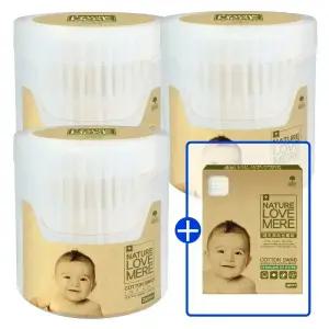 네이쳐러브메레 아기/신생아 면봉 3개 모음전+[GIFT] 아기/신생아 위생 면봉 1개