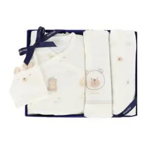 [갤러리아] (,말띠,임신축하,태교,출산)새싹곰오가닉곰배냇슈트,쁘링손수건10장(A1A-13122)