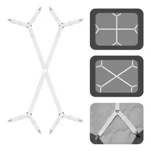 침대매트고정 고정 집게 밴드 클립 패드 매트리스 밀림방지