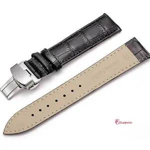 시계가죽밴드 소가죽 자동 워치줄 디버클 시계줄 손목mno020