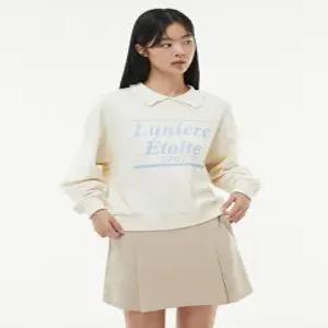 [LAP] 물결 카라 레이어드 맨투맨 AP3CT949