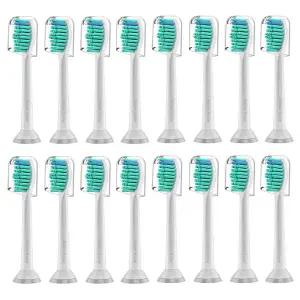 (16개입) 바른이케어 전동칫솔 필립스 전동칫솔모 호환용 HX6014-P