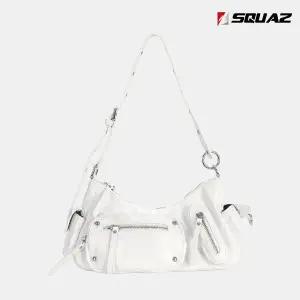 [스콰즈]여성 캐주얼 보부상 포켓 가방 레더 숄더백 가죽 미니 크로스백 SANTB003