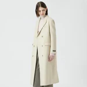 [롯데백화점]씨씨콜렉트 테일러드 더블 브레스티드 롱코트 C254MSG566