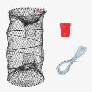 바다 통발 세트 접이식 개폐 입구형 58cm 중사이즈 미끼통 로프 세트