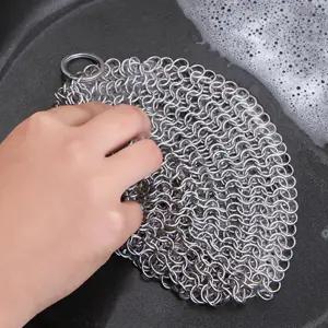 [모두쇼핑]10cm 반영구 원형 스텐수세미 쇠수세미 2개입 철수세미 강철수세미 위생수세미