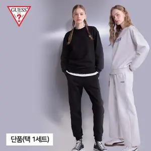 [게스] 여성 코튼테리 이지 셋업 1세트