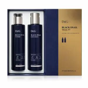 닥터지 블랙 스네일 토너 에멀전 세트 150ml 달팽이 스킨 로션 수분 공급
