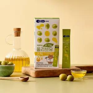 [베베쿡] NEW! 처음먹는 유기농 올리브유스틱 1박스(10ml x 14포)