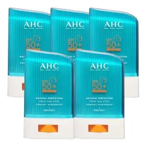 AHC 내추럴 퍼펙션 프레쉬 선스틱 SPF50+ 22g 5개