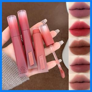 게게 베어 벨벳 매트 소프트 립 글레이즈 가을&겨울 적갈색 립스틱 롱래스팅 화이트닝 립 크림 방수 립 머