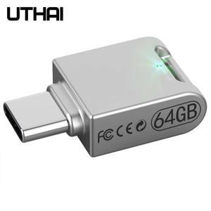 UTHAI C12 Type-C OTG USB3.0 플래시 드라이브 USB-C 펜 스마트 폰 메모리 미니 스틱 32GB 64G