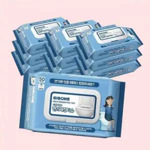 기본에 세균닦는 변기커버 세정티슈 (캡형) 50매X10팩 4615173