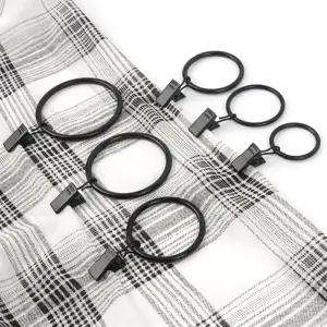 리에스 원형 커튼링집게 블랙 커텐집게고리