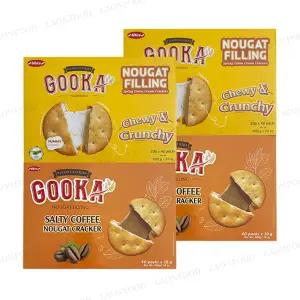 구카 누가 필링 크래커 400g 2개 + 솔티 커피 크래커  400g 2개 (4개)