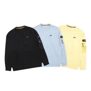 [내셔널지오그래픽]N231MSW070 세미 오버핏 소매 포켓 맨투맨 티셔츠 3종 택1