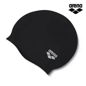 [아레나수영복] 플레인 실리콘수모 A6AC1AC01BLK