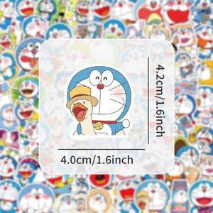 103PCS 만화 도라에몽 스티커 DIY 핸드북 기타 수하물 장식 귀여운  방수 장난감