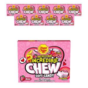 농심 인크레더블츄 딸기맛 트리오팩 135g(45g 3입), 10개