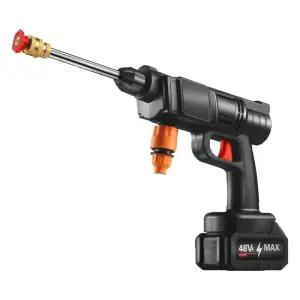 휴대용 세차 물총 전동식 세차기 가정용 무선 고압 세척기 스프레이 고출력 호스 리튬배터리